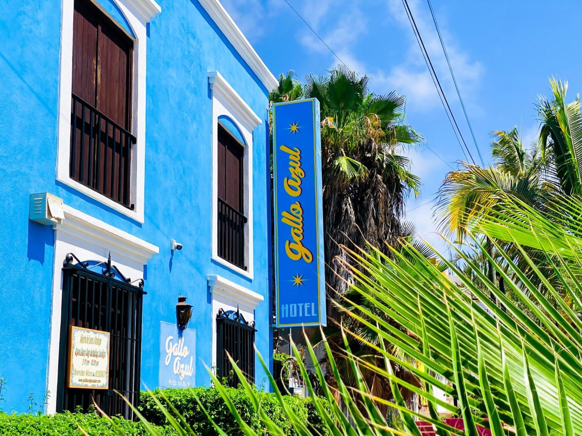 Gallo Azul Hotel, En El Corazon De Todos Santos Luaran gambar